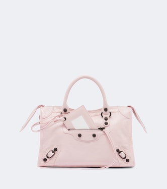 Le City Small leather top-handle bag | Balenciaga