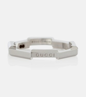 Link To Love 18kt white gold ring | Gucci