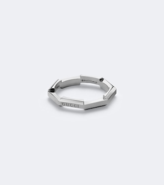 Bague Link To Love en or blanc 18 ct | Gucci