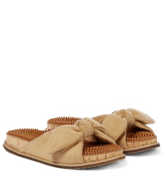 Virgil cashmere slides | Gabriela Hearst