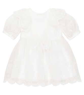 Baby embroidered silk dress | Stella McCartney Kids