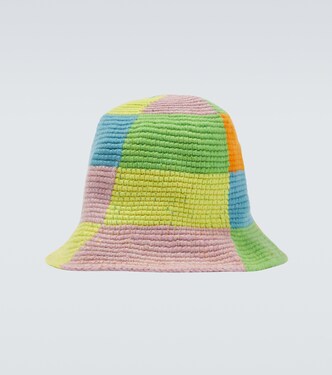 Crochet cashmere bucket hat | The Elder Statesman