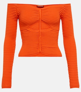Adan cutout off-shoulder knit top | Altuzarra