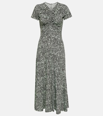 White Label zebra-print keyhole maxi dress | Proenza Schouler