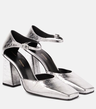 Quad metallic leather pumps | Proenza Schouler
