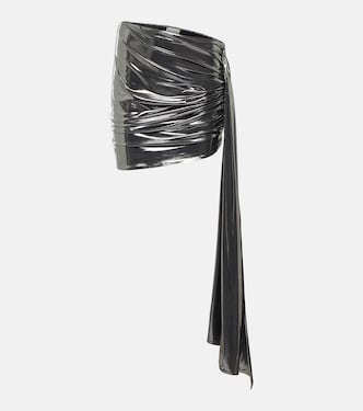 Minifalda metalizada fruncida | Magda Butrym