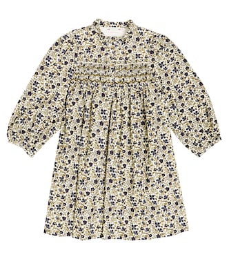 Tamsin floral corduroy dress | Bonpoint