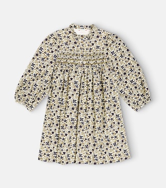 Tamsin floral corduroy dress | Bonpoint