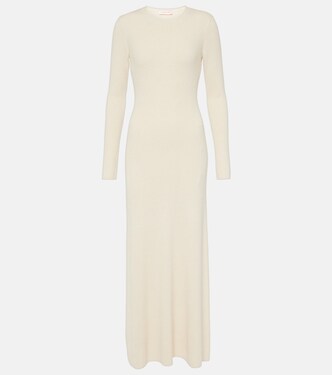 Silk bouclé maxi dress | Valentino