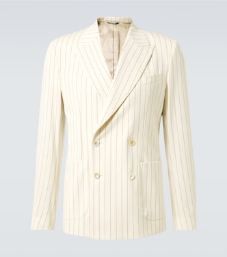 Striped cotton-blend blazer | Dolce&Gabbana