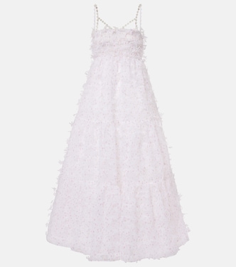 Robe longue à fleurs | Susan Fang