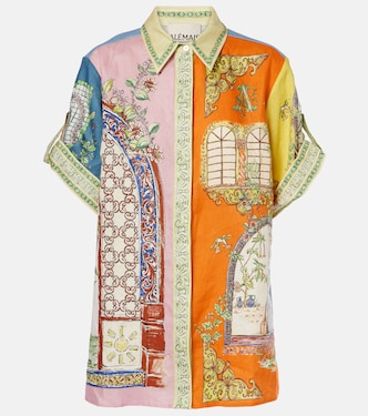 Chemise Monte imprimée en lin | Alémais