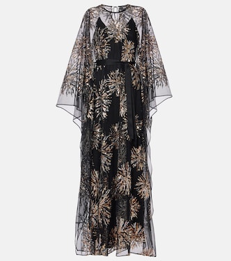 Gran Soleil embellished tulle kaftan | Taller Marmo
