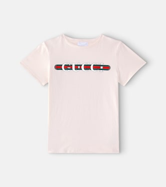 T-Shirt aus Baumwoll-Jersey | Gucci Kids