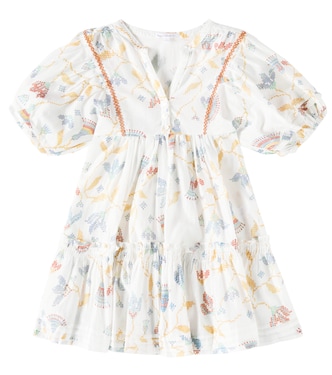 Aria floral cotton-blend dress | Poupette St Barth Kids