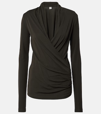 Draped jersey top | Toteme