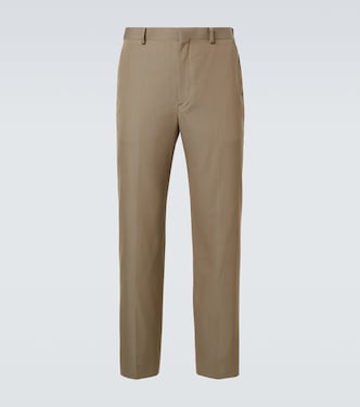 Wool gabardine suit pants | Auralee