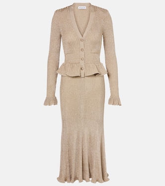 Lamé maxi dress | Self-Portrait