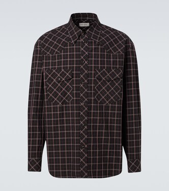 Checked cotton shirt | Lemaire