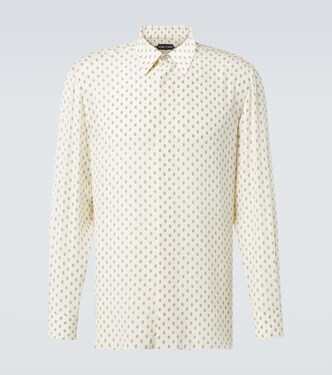 Paisley silk crêpe de chine shirt | Tom Ford