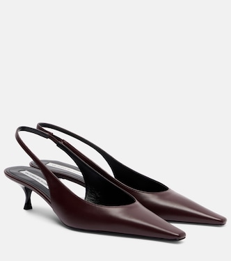 Leather slingback pumps | Victoria Beckham