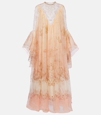 Hypnotic printed silk gown | Zimmermann