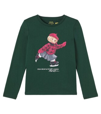 T-shirt Polo Bear in jersey di cotone | Polo Ralph Lauren Kids