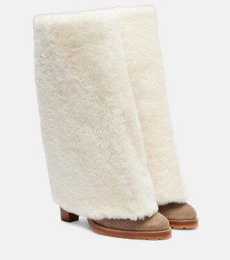 Bottes en shearling et bottes | Yves Salomon