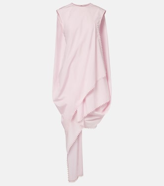 Traversin asymmetric cotton poplin minidress | Jacquemus