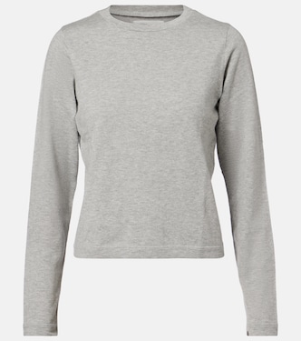 N°451 Lisa cotton and cashmere top | Extreme Cashmere