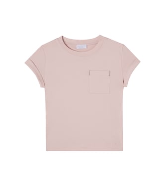Monili cotton jersey T-shirt | Brunello Cucinelli Kids