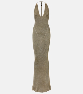 Robe longue en lamé | Roberto Cavalli