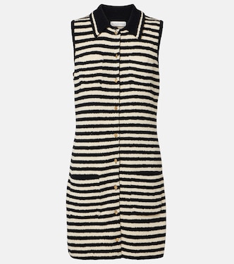 Robe polo Mamie en coton mélangé à rayures | Altuzarra