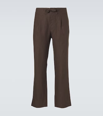 Linen straight pants | Stòffa