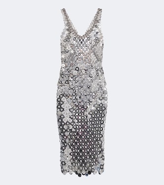 Chainmail embellished cocktail dress | Rabanne