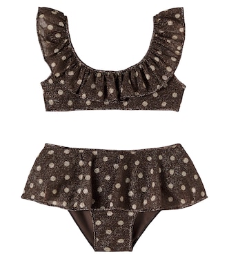 Osemini Lumière polka-dot ruffled bikini | Oséree Kids