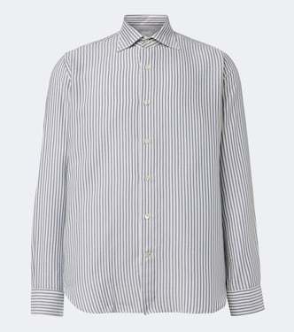 Striped twill shirt | Eleventy
