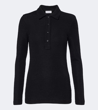 Wool-blend polo sweater | Brunello Cucinelli