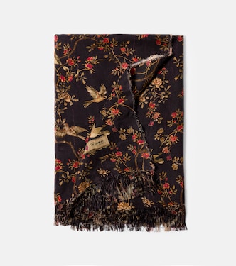 Sollievo floral linen and cotton tablecloth | The House of Lyria