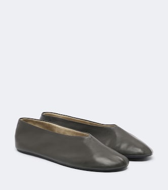 Stella leather ballet flats | The Row