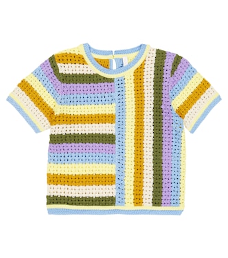 Halcyon striped cotton top | Zimmermann Kids