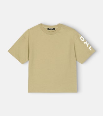 Logo cotton jersey T-shirt | Balmain Kids