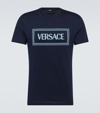 T-shirt en coton à logo | Versace