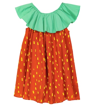 Strawberry cotton dress | Stella McCartney Kids