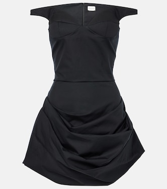 فستان قصير من القطن بأكتاف مكشوفة | Magda Butrym