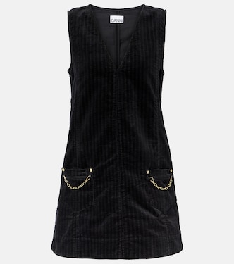 Minikleid aus Cord | Ganni
