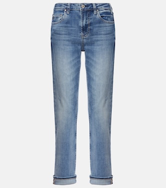Mid-Rise Straight Jeans Girlfriend | AG Jeans