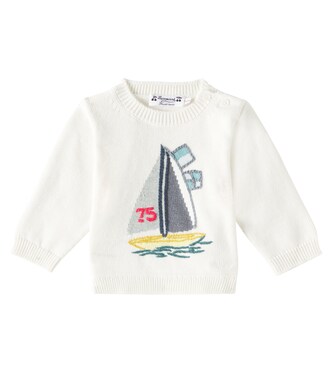 Baby Almire cotton and cashmere sweater | Bonpoint