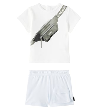 Baby cotton T-shirt and shorts set | Marc Jacobs Kids