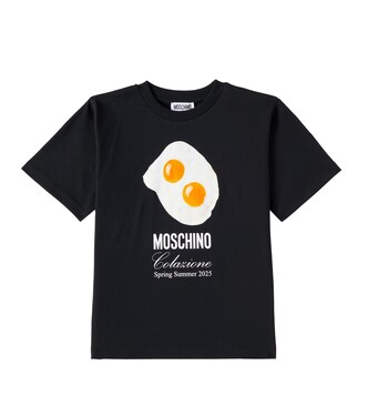 Printed cotton jersey T-shirt | Moschino Kids